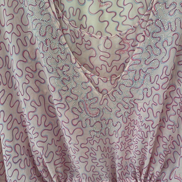 ESCADA blouse swarovski crystals size 42 - Picture 9 of 10
